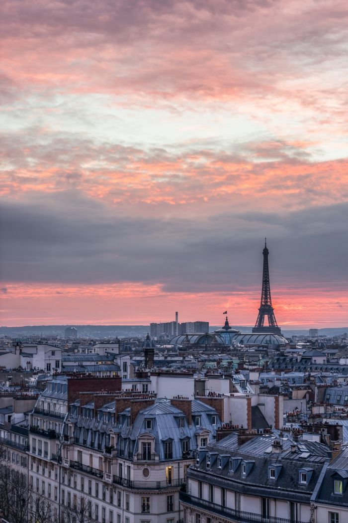 Coucher de soleil sur Paris